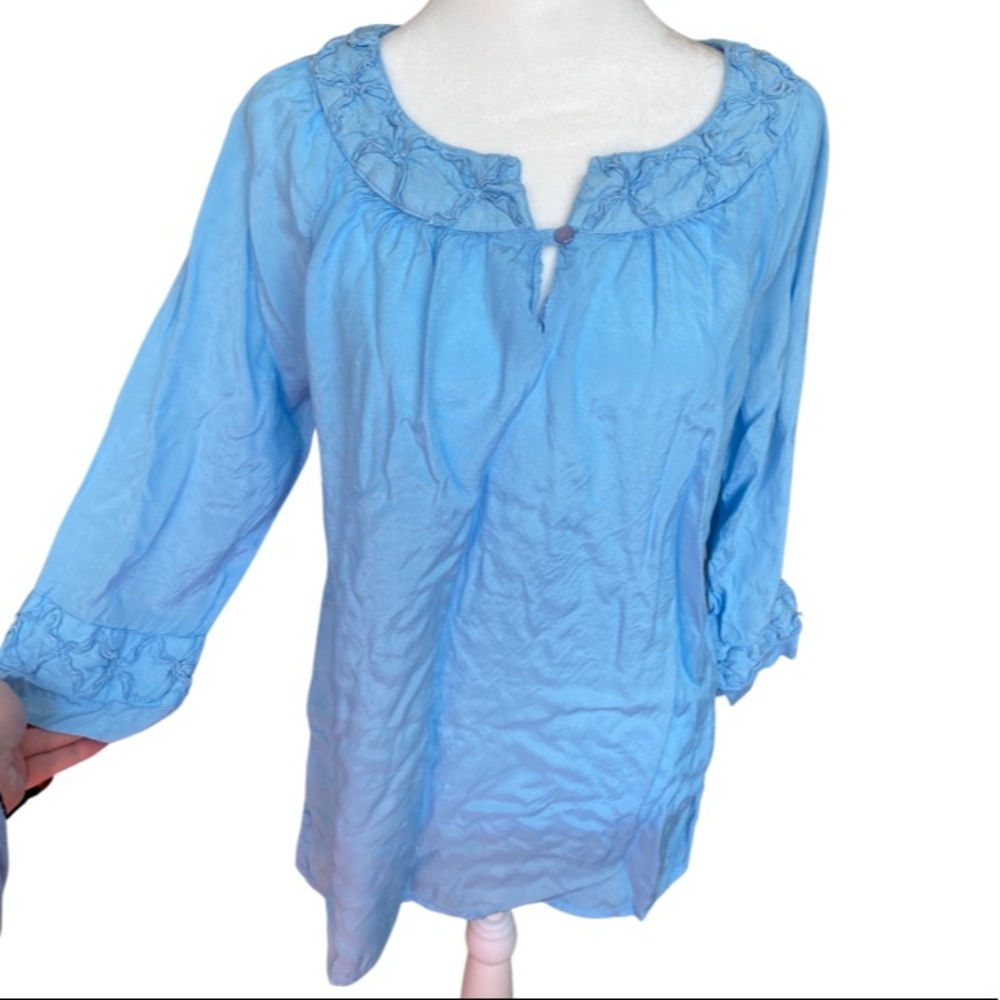 Caribbean Joe Island Supply Co. flowy breezy top S